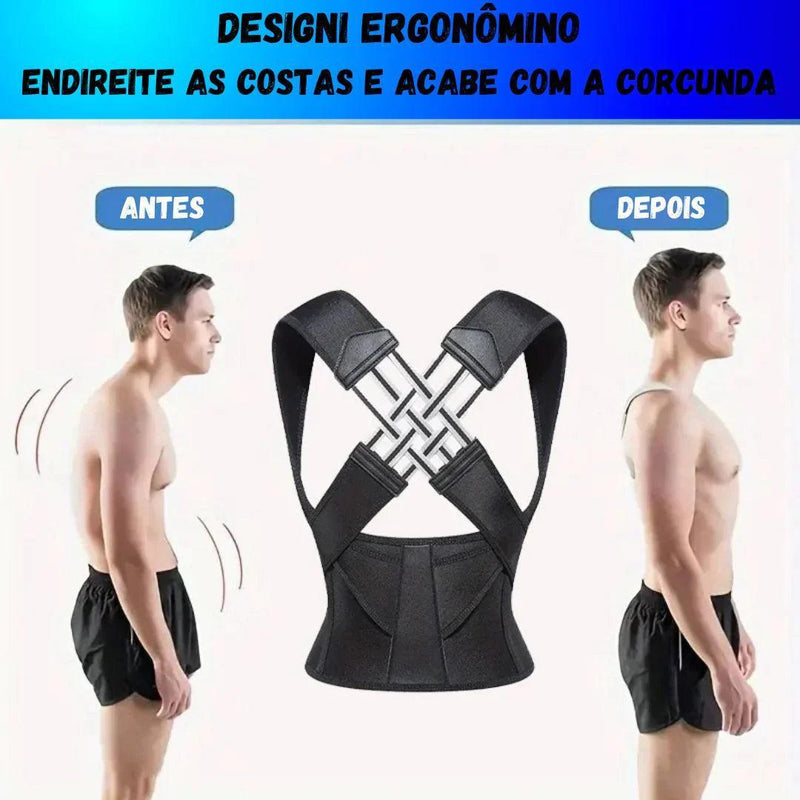 Corretor Postural Ajustável Life Clean